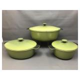 Made In France Cast Iron Avacado Green Cookware