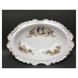 Vtg Canada Royal Albert Royal Visit Oval Platter