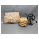 Cute Rope Cube, Desk Gyroscope & Nautical Decor