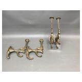 Antique Gargolye Bronze Hat & Coat Hooks
