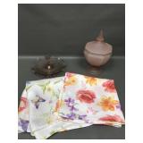 Anchor Hocking Pink Depression Glass Lidded Candy