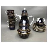 Echt Kobalt Made In Gdr Fine China