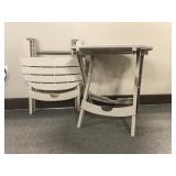 Quick Fold Plastic Side Tables