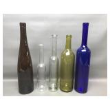 Various Bubble Base Design Glass Bottles