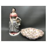 Royal Tuscan Sunshine Trinket Dish & Porcelain