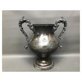 Meriden Brita Antique Trophy Shaped Plated Vase