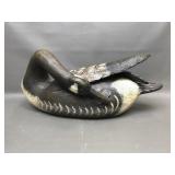 Wooden Canadian Goose Decoy Decor