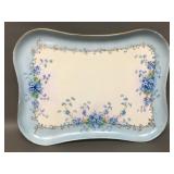 Hand Painted Mz Austrian Bavaria Floral Tray