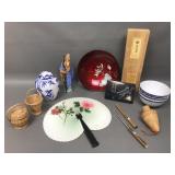 Mini Samurai Sword, Roc Woven Mini Baskets & Asian