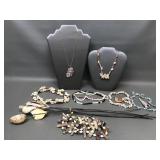 Vintage Shell Jewelry & Floral Shell Picks/stems