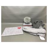 Rabbit Fur Trim Scarf, Snuggle Socks & More!