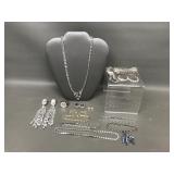 Watch Ring & Fantastic Rhinestone Costume Jewelry