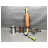 Vintage Mouli Food Processor & Kitchen Gadgets