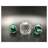 Murano Style Glass Paperweights