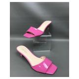 Nine West Pink Patent Size 10 Ladies Heels