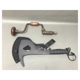 Tactical Axe & Ratcheting Woodworking Tool