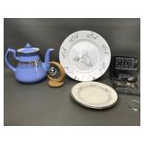 Hall Ceramic Teapot, James Thurber Plate & More