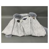 Adrienne Vittadini Faux Fur Shawl Coat