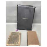 Antique New Testaments & Leather Bound Holy Bible
