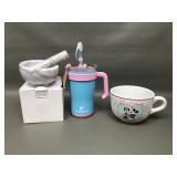 Disney Soup Bowl, Marble Mortar & Pestle & More