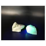 Uranium Glow Slag Glass? Specimens