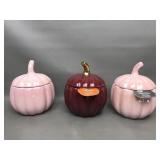 Martha Stewart Ceramic Luster Pumpkin Candle