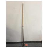 Vintage Tournament Chalk & Carved Pool Stick