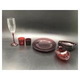 Manganese Glow Red Depression Glass & More