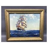 Vintage Framed Frank Vining Smith Off To The