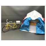 1972 Barbie Camp Out Tent & Vtg Bicycle