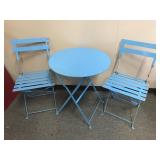 Vintage Steel Outdoor Table And Chairs