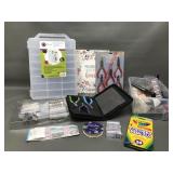 Craft Storage Bin, Jewelry Tools, Diamond Dots &