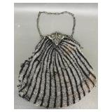 Heartbreaking Art Deco Beaded Bag In Disaray