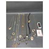 Vintage Gold Tone Costume Jewelry