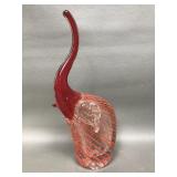Murano Style Art Glass Elephant