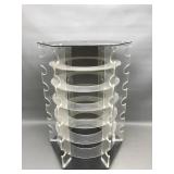 Vintage Acrylic Spinning Table Eyeglasses Display