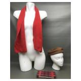 Ladies Vtg Caralette Wool Hat, Aris Scarf & More!