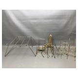 Vintage Gold Tone Display Frames, Teacup Holders