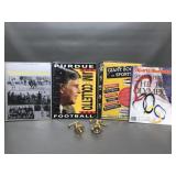 Vintage Sports Books & Bowling Trophy Figurines