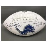 Billy Sims #20 Autographed Football