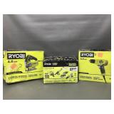 Ryobi Orbital Jig Saw, Speed Drill & Multi Tool
