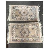 Vtg Floral Styled Rugs