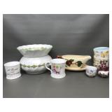 Empire China Porcelain Spittoon & Ceramic Pieces