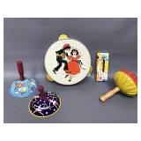 Vintage Tin Lithograph Noise Maker Toys
