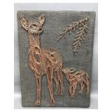 Mcm Vintage Copper Wire Deer String/nail Art
