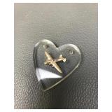 Vintage Lucite Wwii Era Ford Plane Pendant
