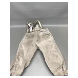 Vintage Leather Boys Cowboy Pants & Belt