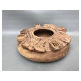 Vtg Grolla Hand Carved Wooden Friendship Cup