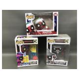 Artist, Wizard & Regular Deadpool Funko Pop