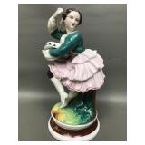 Rococo Or Victorian Porcelain Lady Figurine